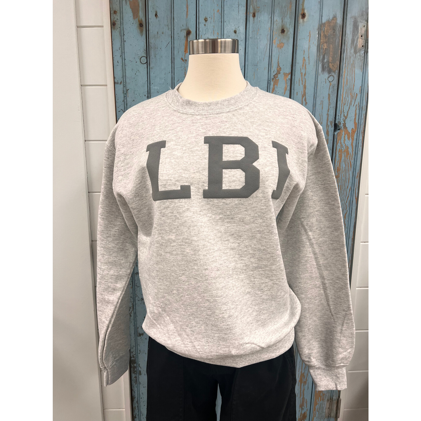 A Blessed Texas Mess Boutique TM Puff Lettering LBI Crewneck