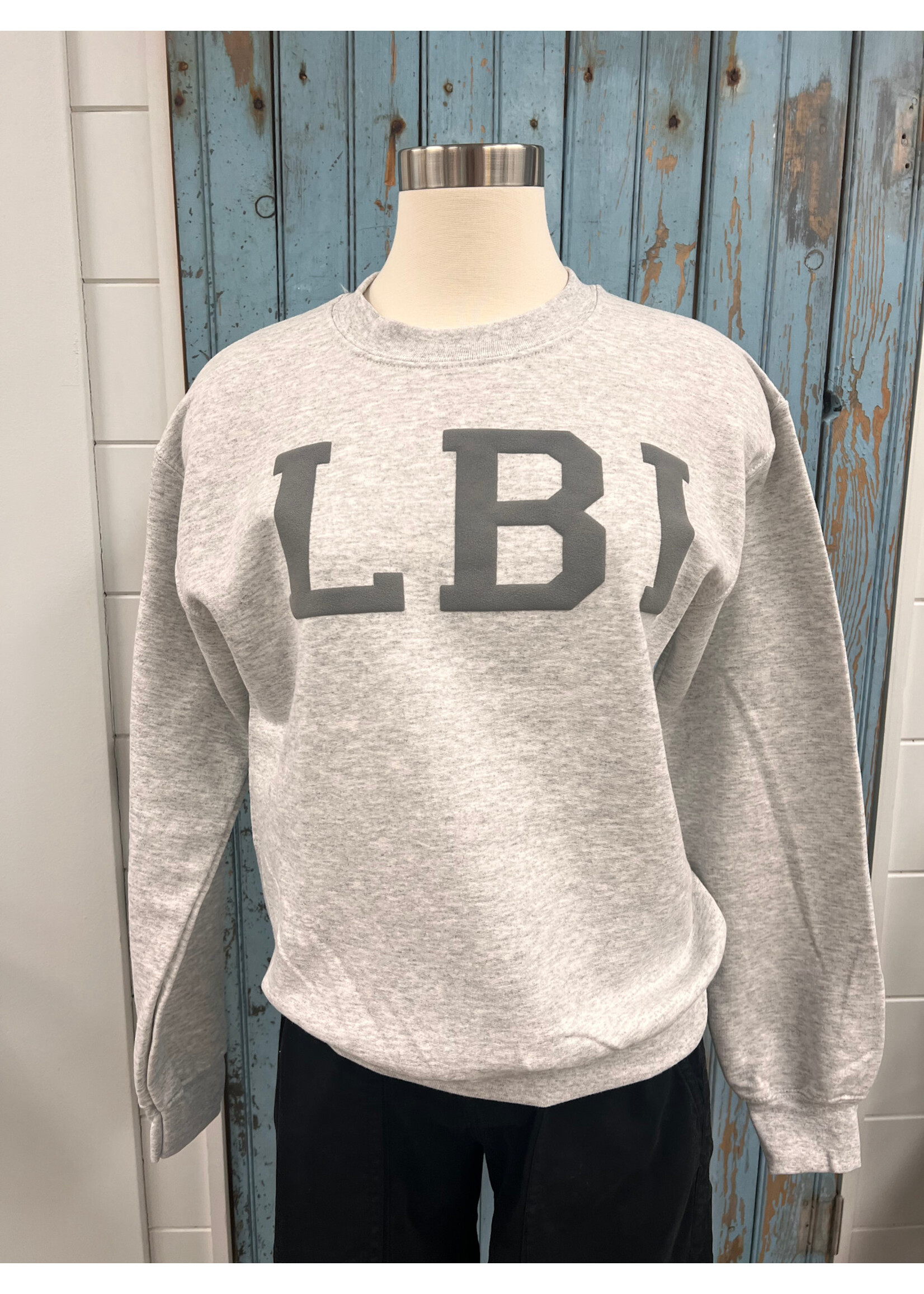 A Blessed Texas Mess Boutique TM Puff Lettering LBI Crewneck