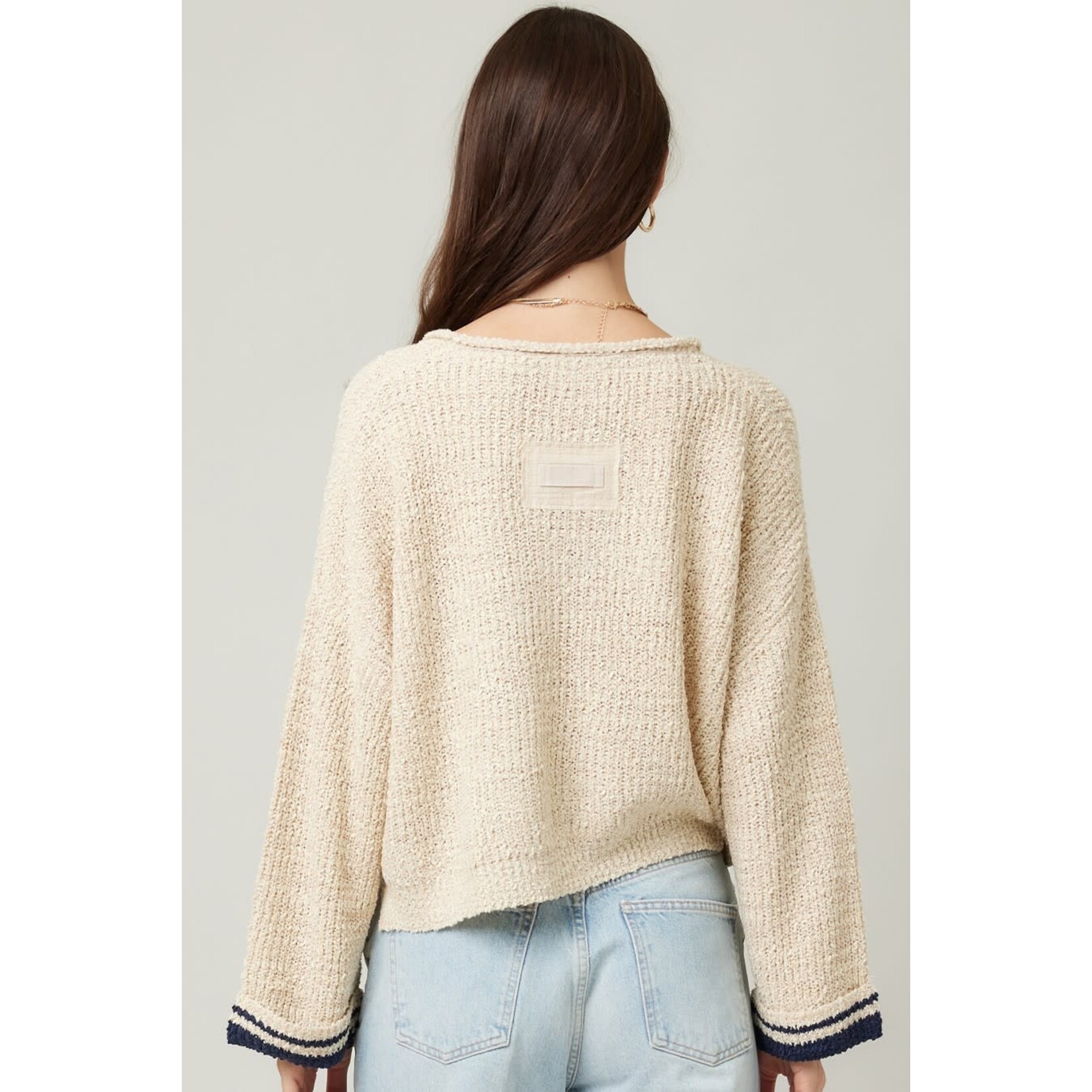 Illa Illa Illa Stripe Patch Sweater