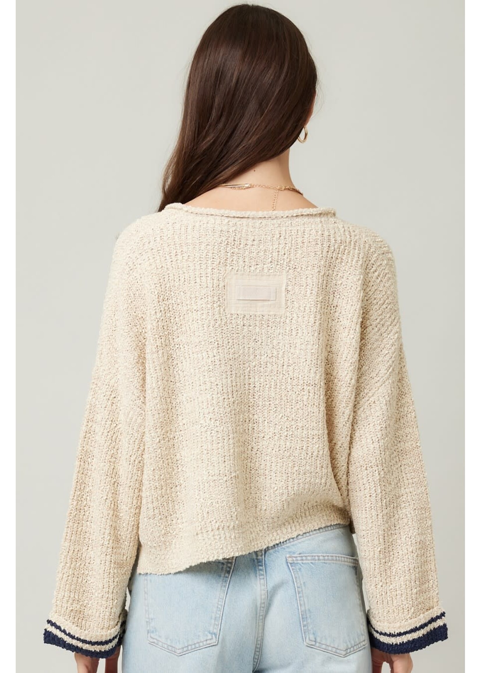 Illa Illa Illa Stripe Patch Sweater