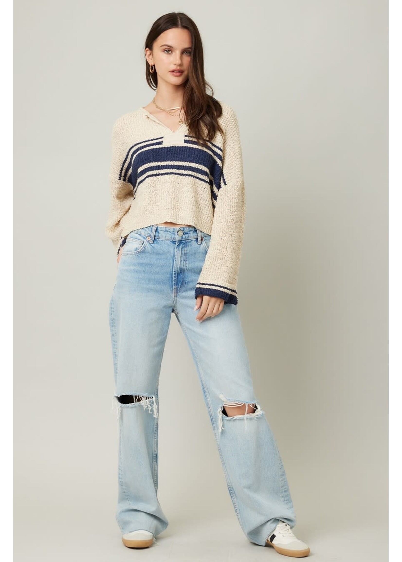 Illa Illa Illa Stripe Patch Sweater