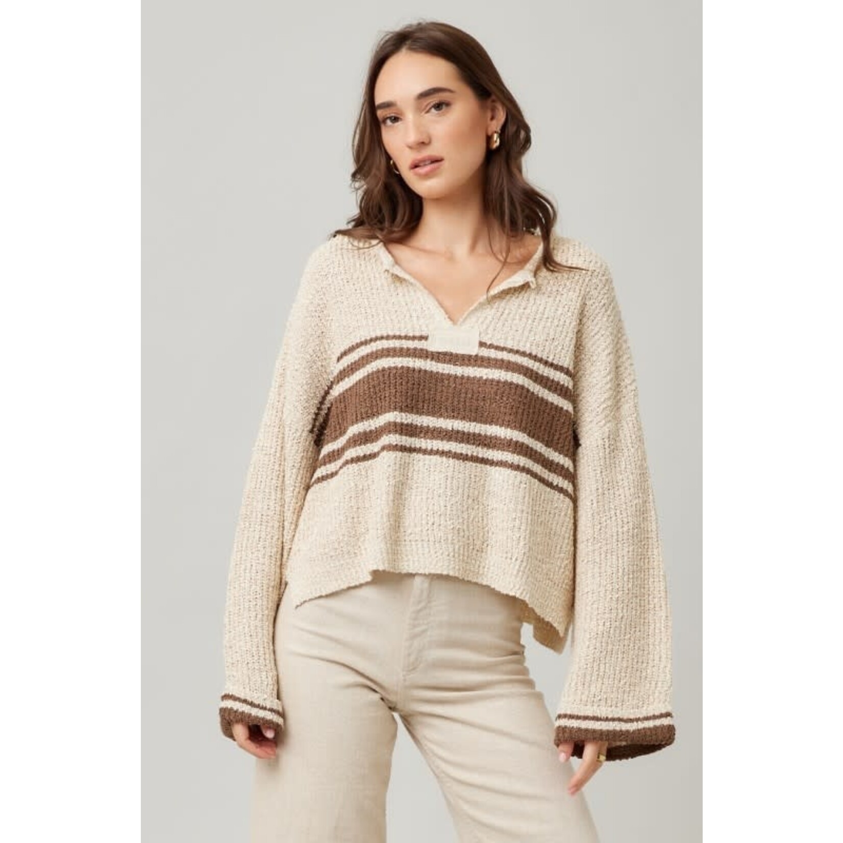 Illa Illa Illa Stripe Patch Sweater