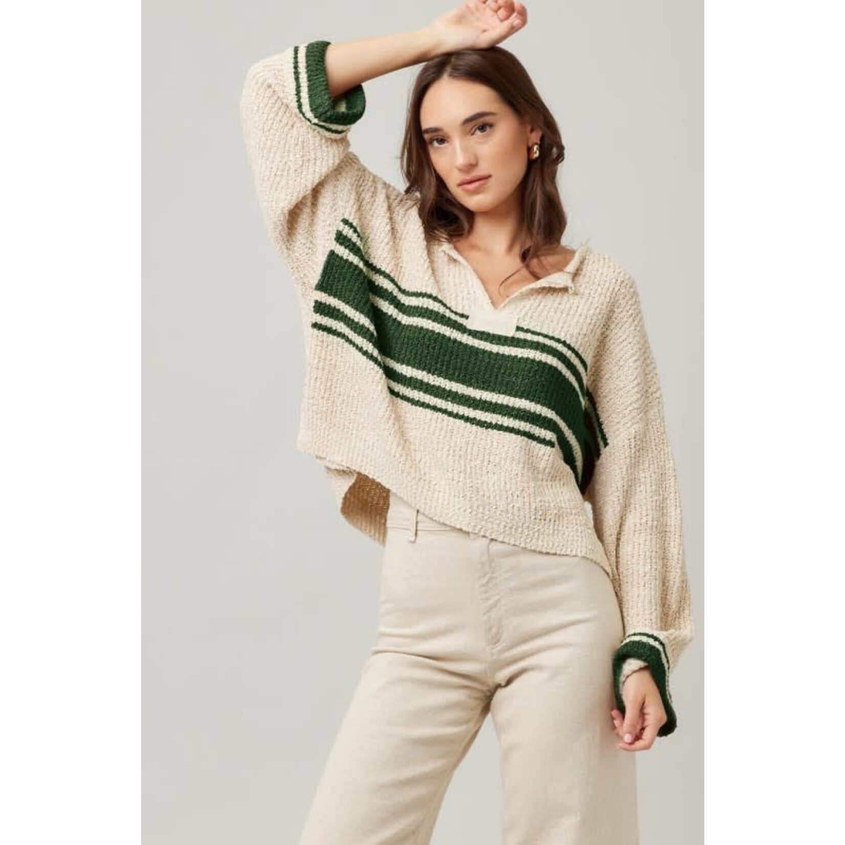 Illa Illa Illa Stripe Patch Sweater