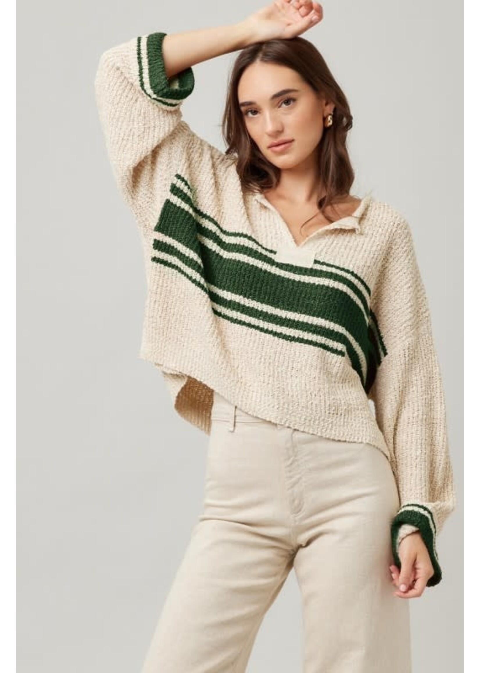 Illa Illa Illa Stripe Patch Sweater
