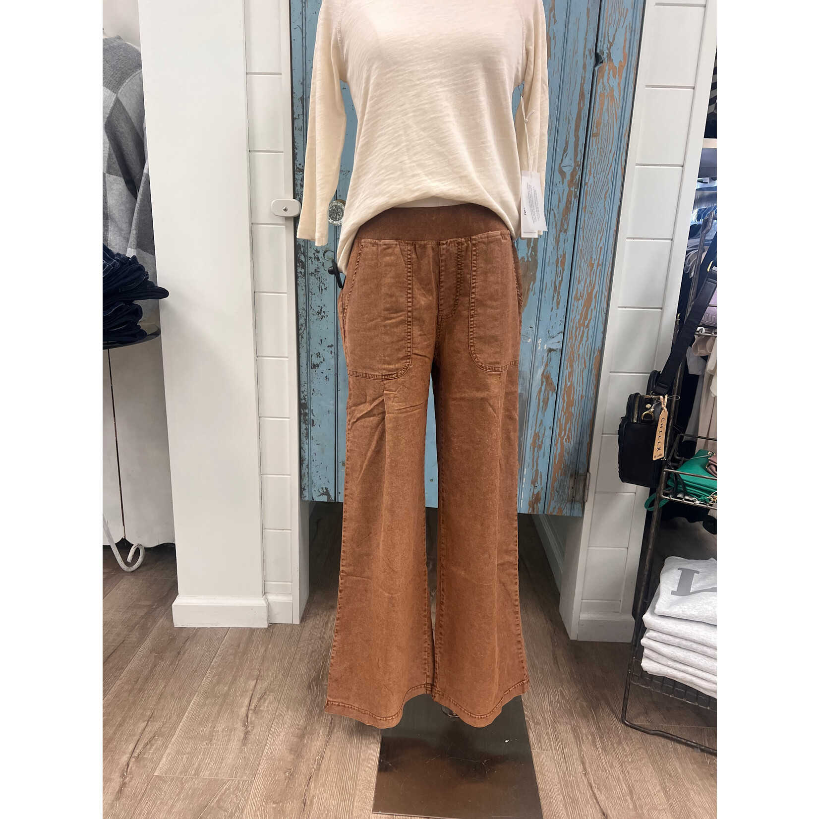 XCVI XCVI Distressed Riven Pant