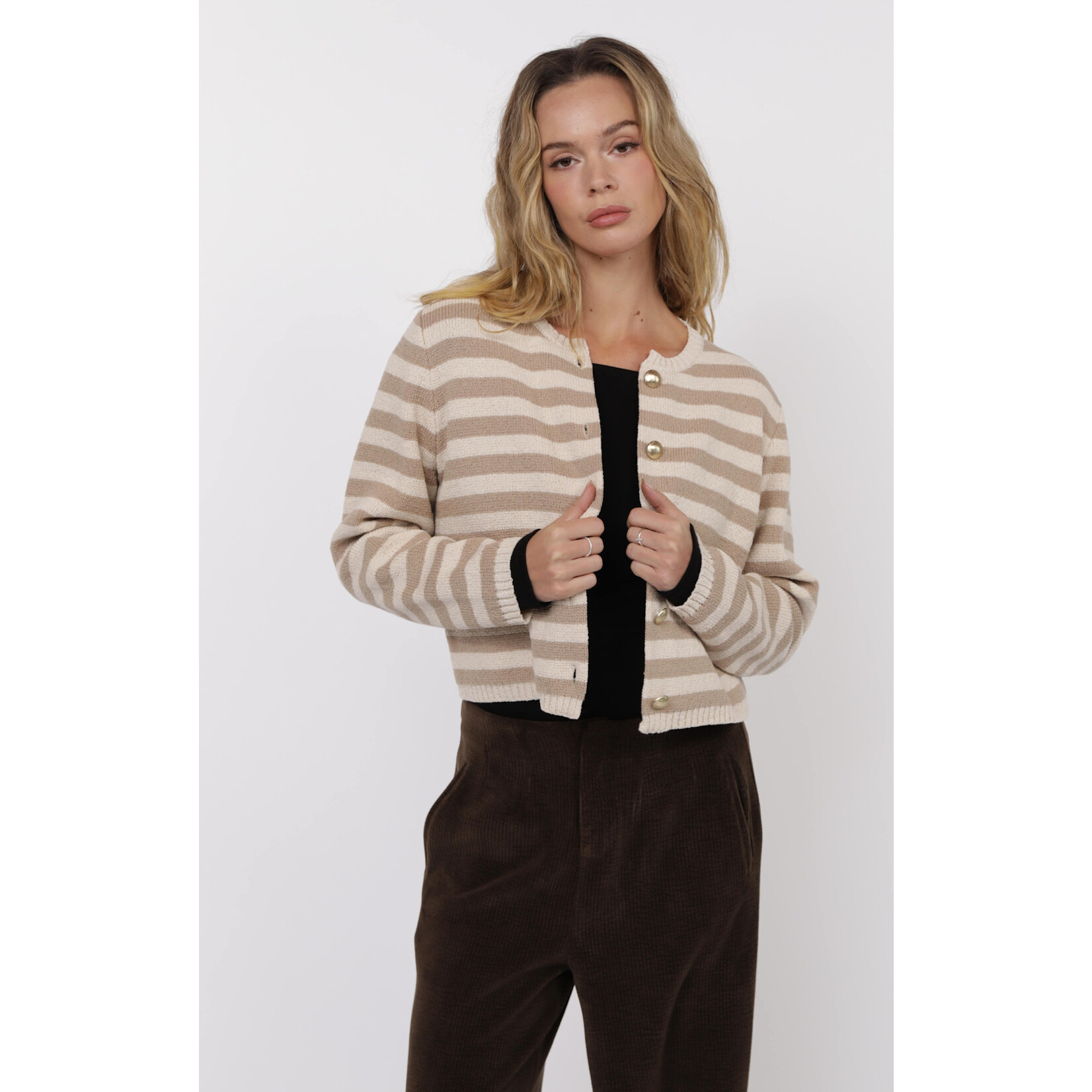 Sage The Label STL Daphne L/S Stripe Cardigan