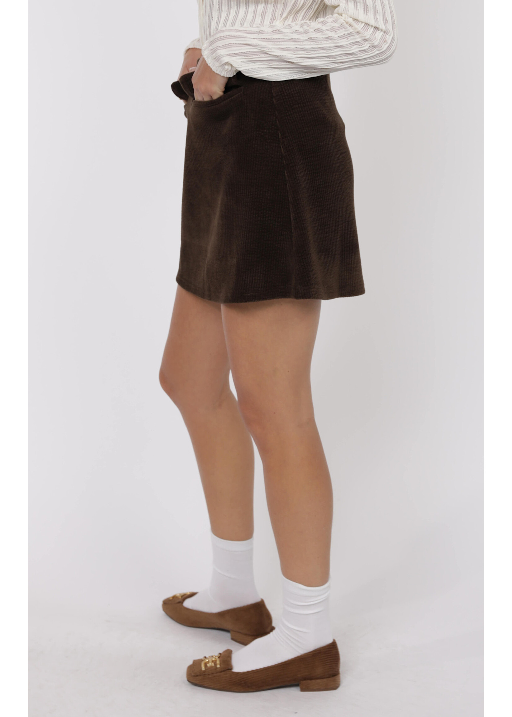Sage The Label STL Mystique Mini Skirt W Faux Pockets