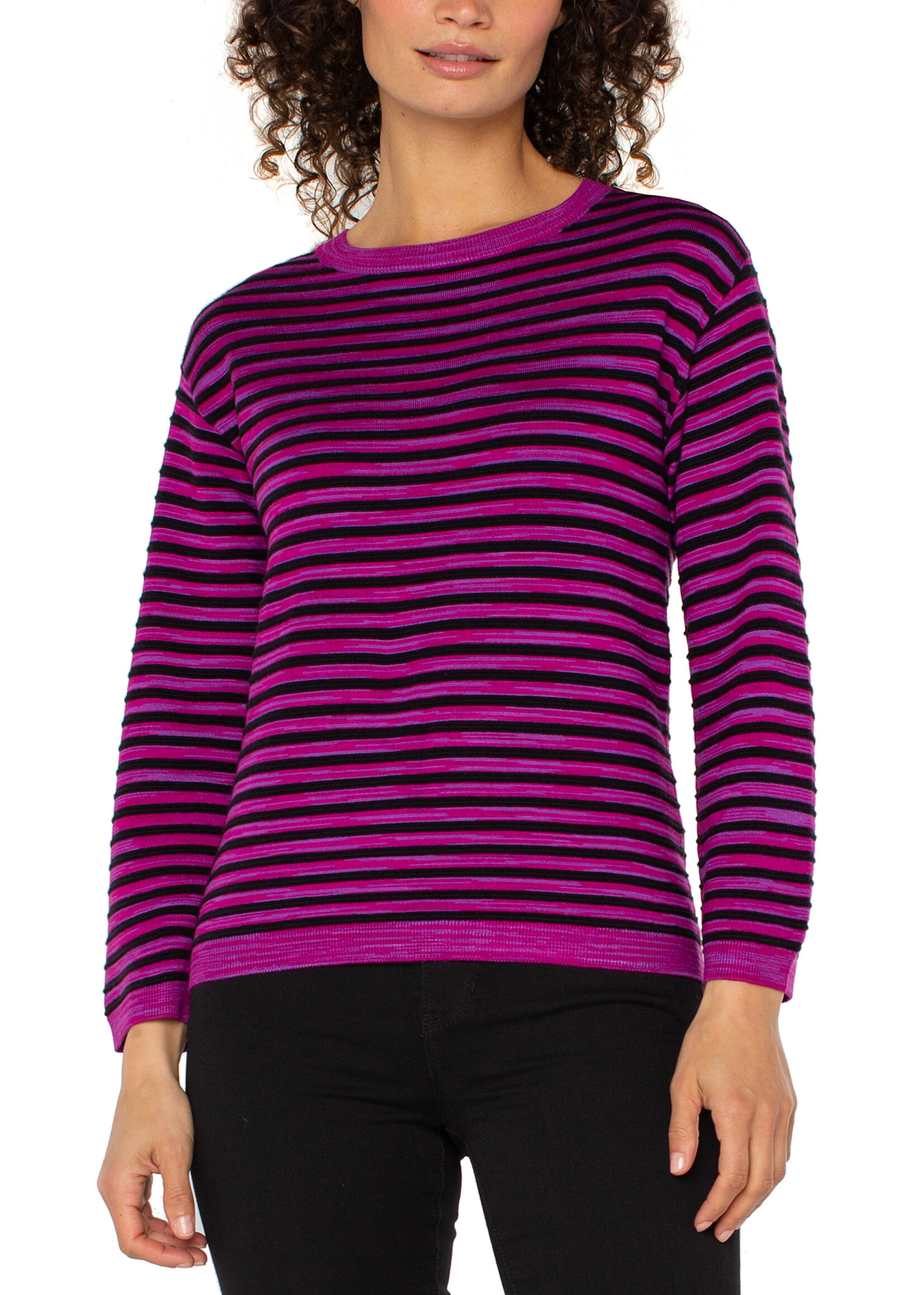 Liverpool LP L/S Boxy Boat Neck Sweater