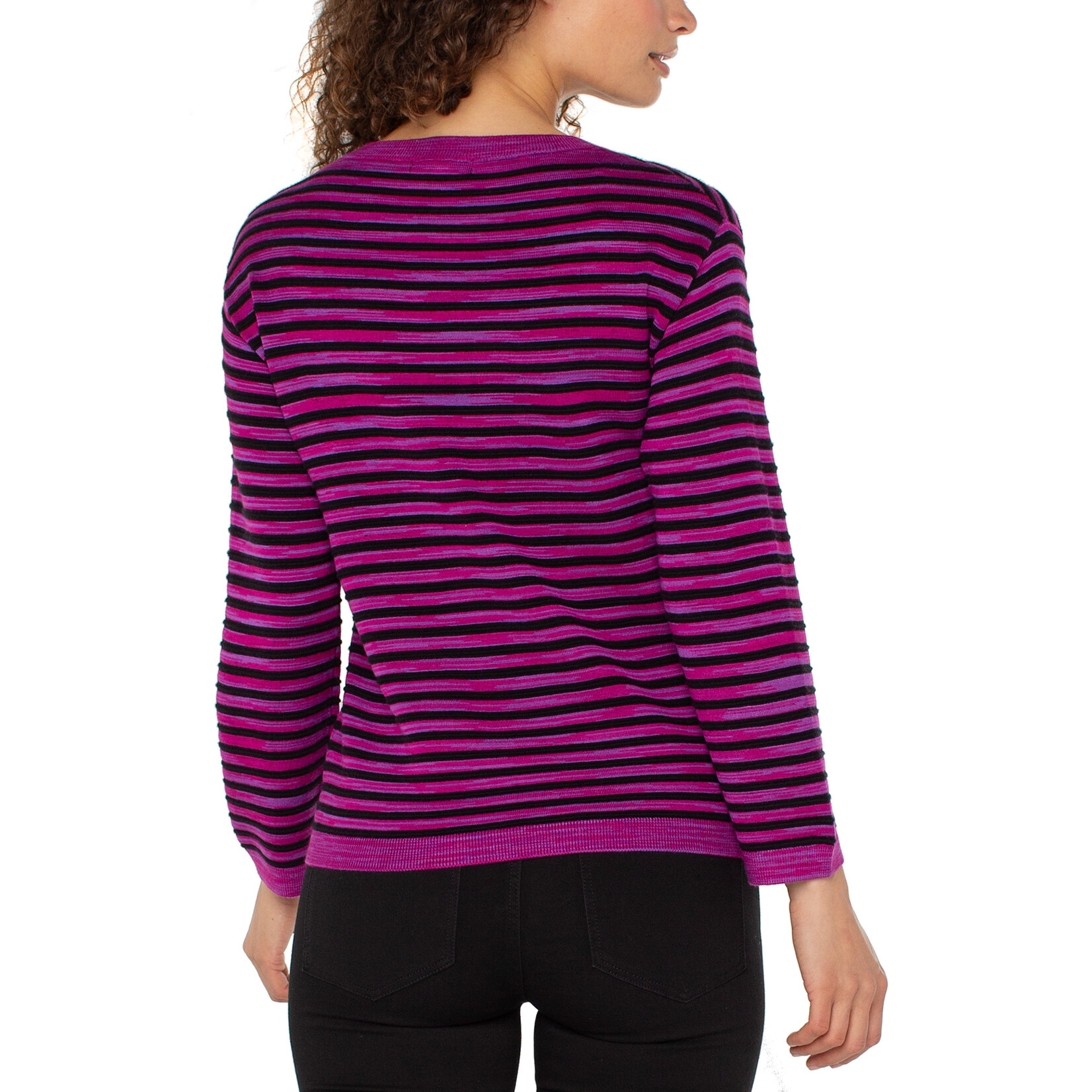 Liverpool LP L/S Boxy Boat Neck Sweater