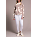 Tribal L/S Mock Neck Sweater