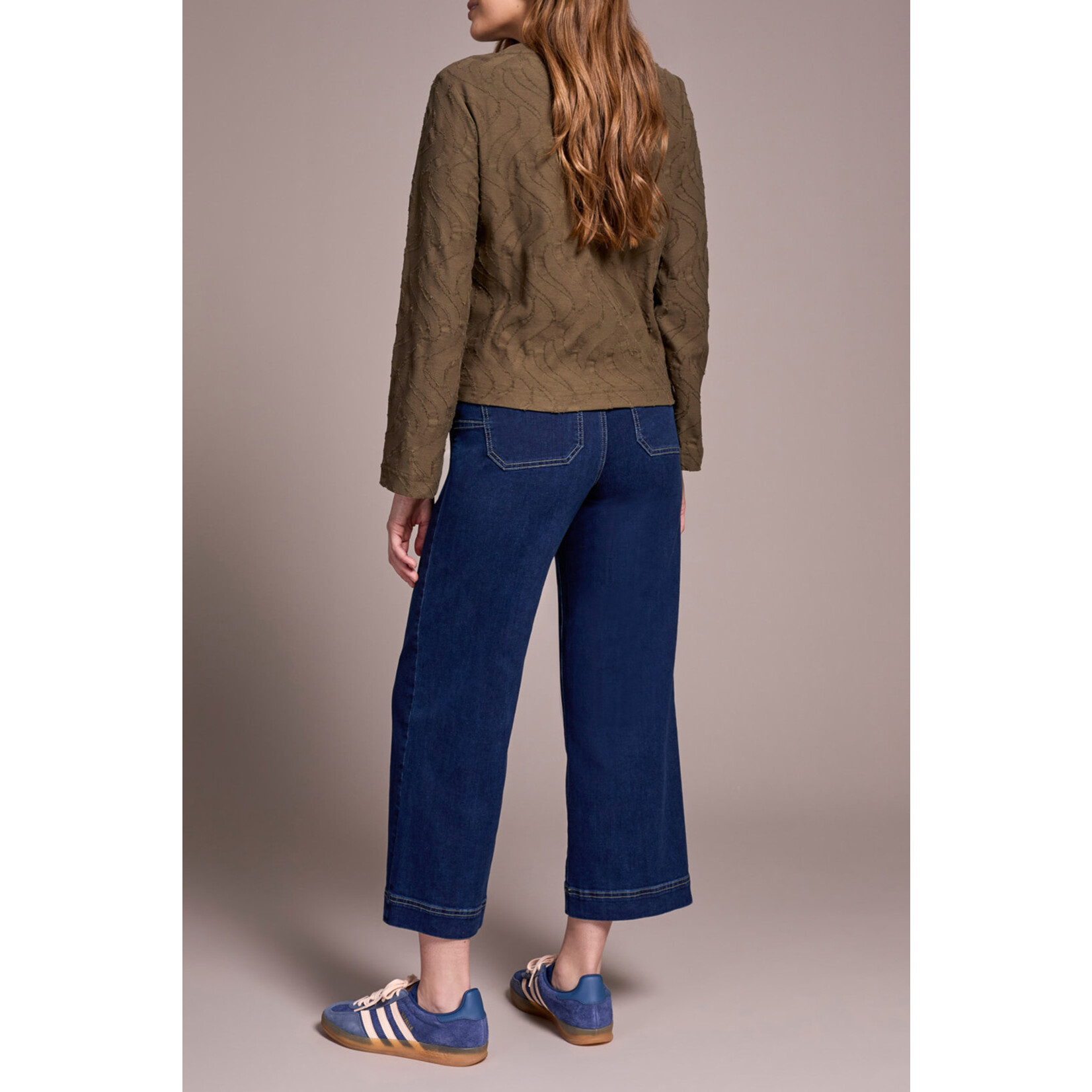 Tribal T L/S V Neck Top