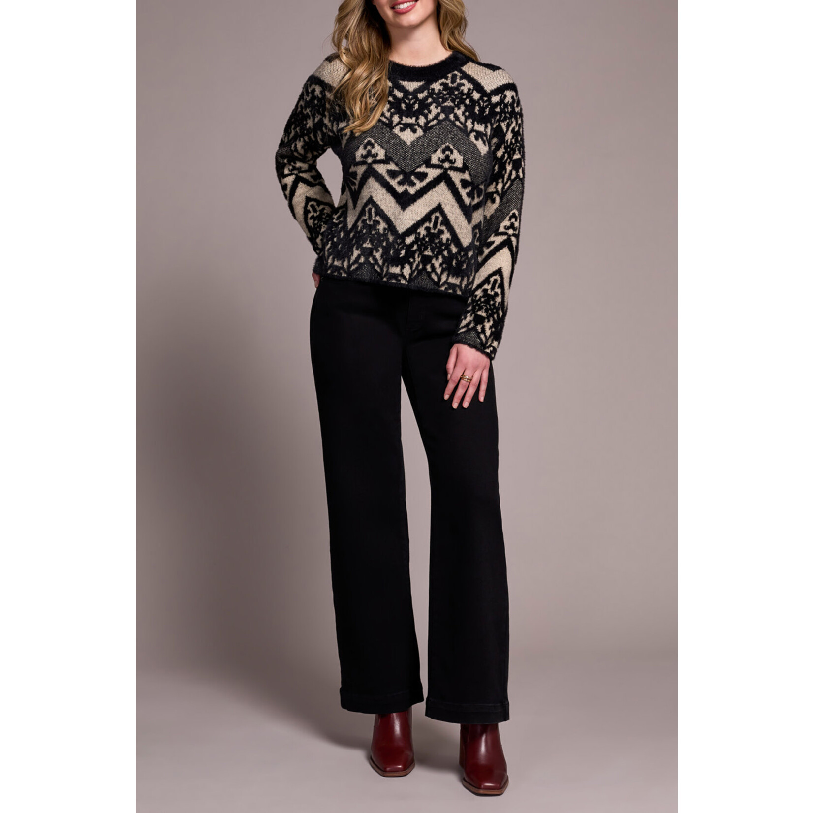 Tribal T L/S Crew Neck Sweater