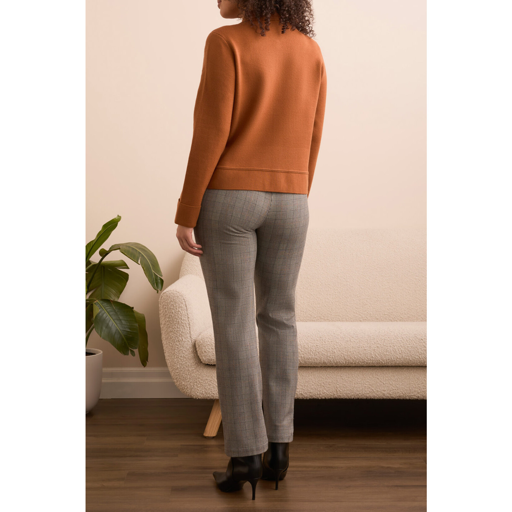 Tribal T Dbl Knit Collared Swearer Cardi