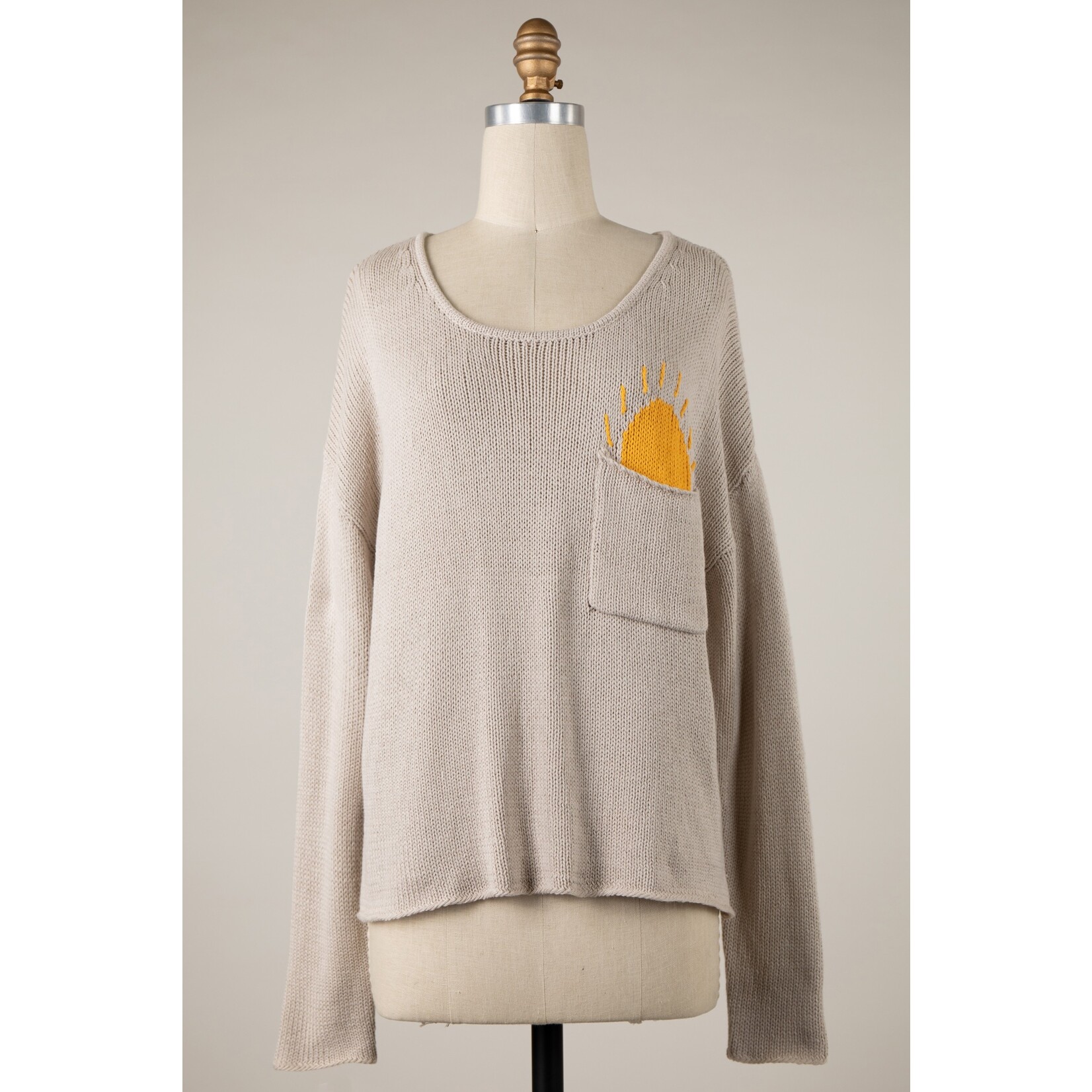Miracle M Sun Pocket Knit Sweater