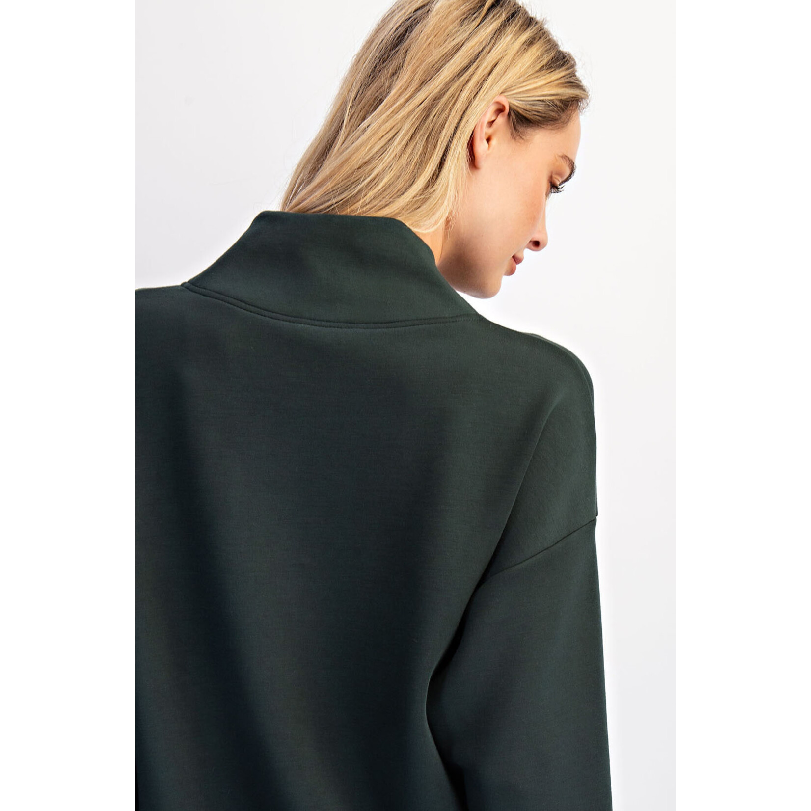 Rae Mode RM Modal Scuba V-Neck Jacket