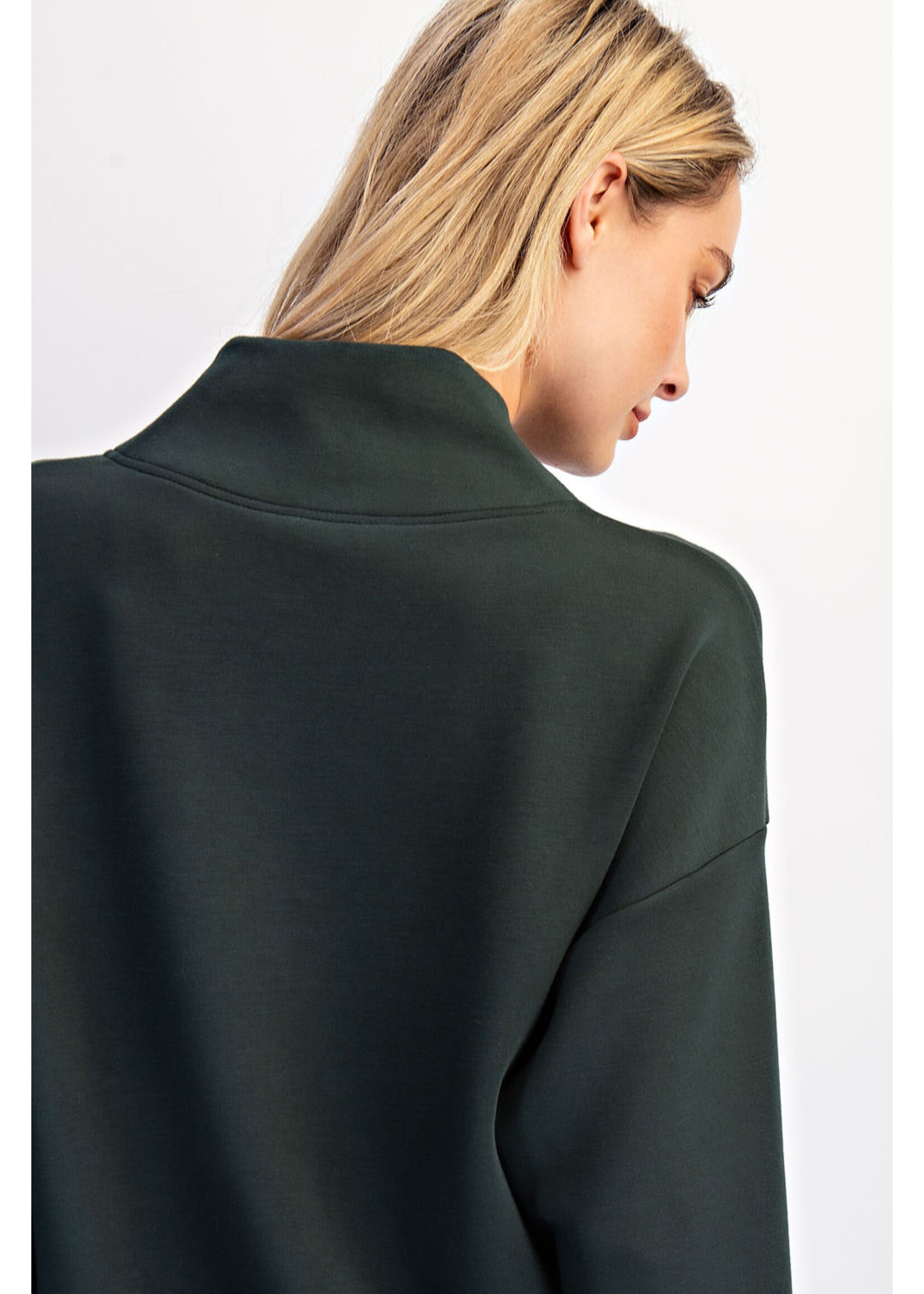 Rae Mode RM Modal Scuba V-Neck Jacket