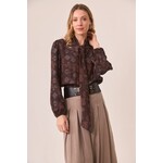 NKN Nekane Bow Printed Blouse