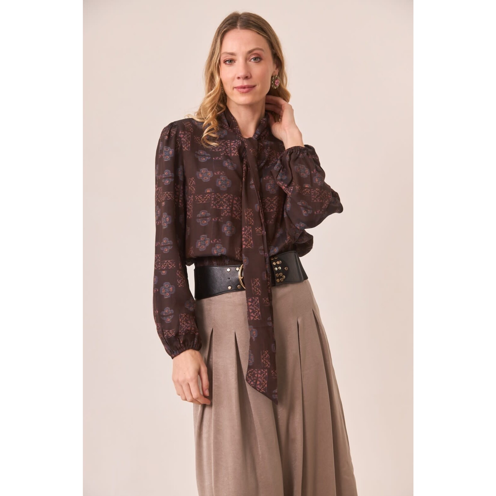 NKN Nekane NKN Bow Printed Blouse