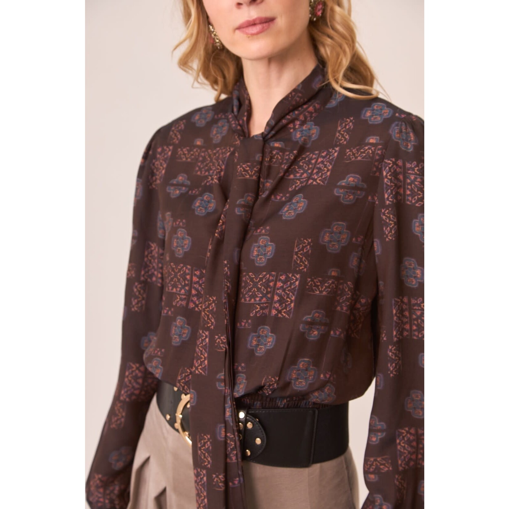 NKN Nekane NKN Bow Printed Blouse