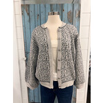 By together Cheetah Print Cardi Top