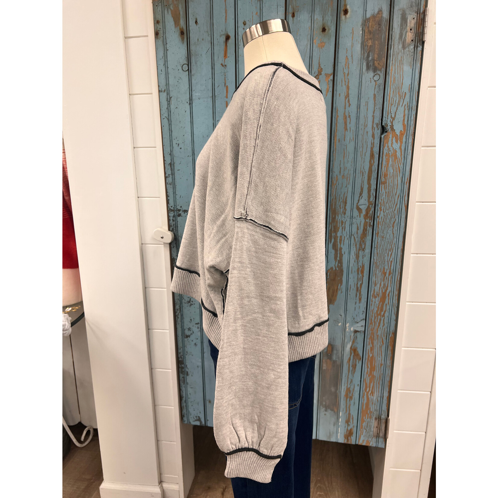 By together BT Marina Contrast Seam Pullover