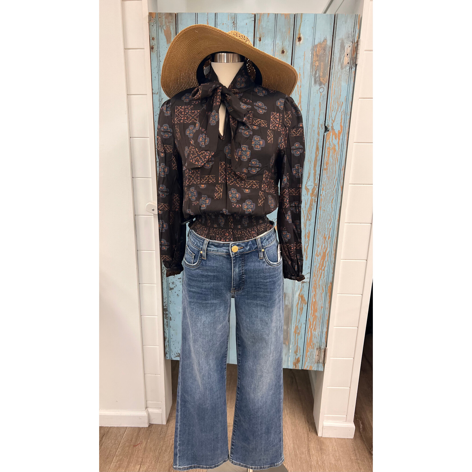 NKN Nekane NKN Bow Printed Blouse