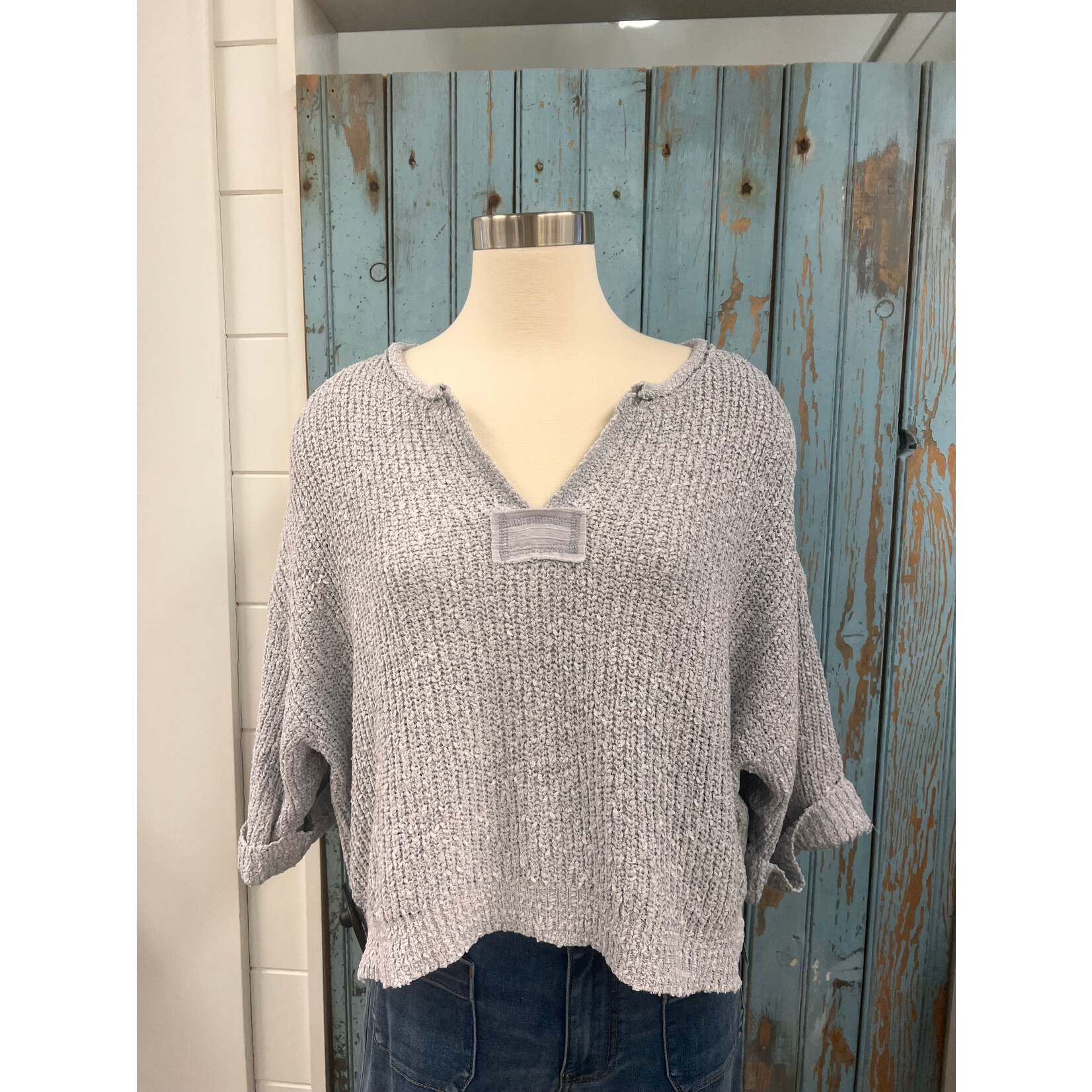 Illa Illa Illa 3/4 Cropped Sweater