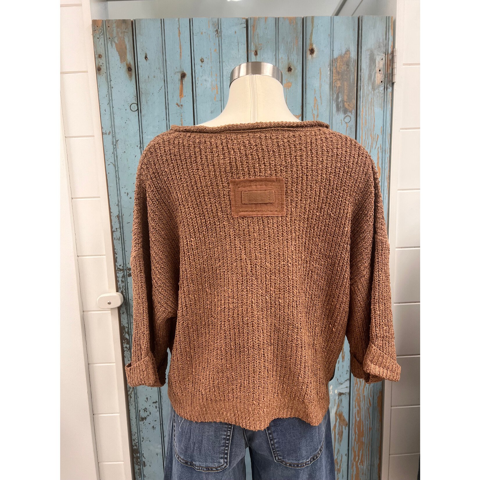 Illa Illa Illa 3/4 Cropped Sweater