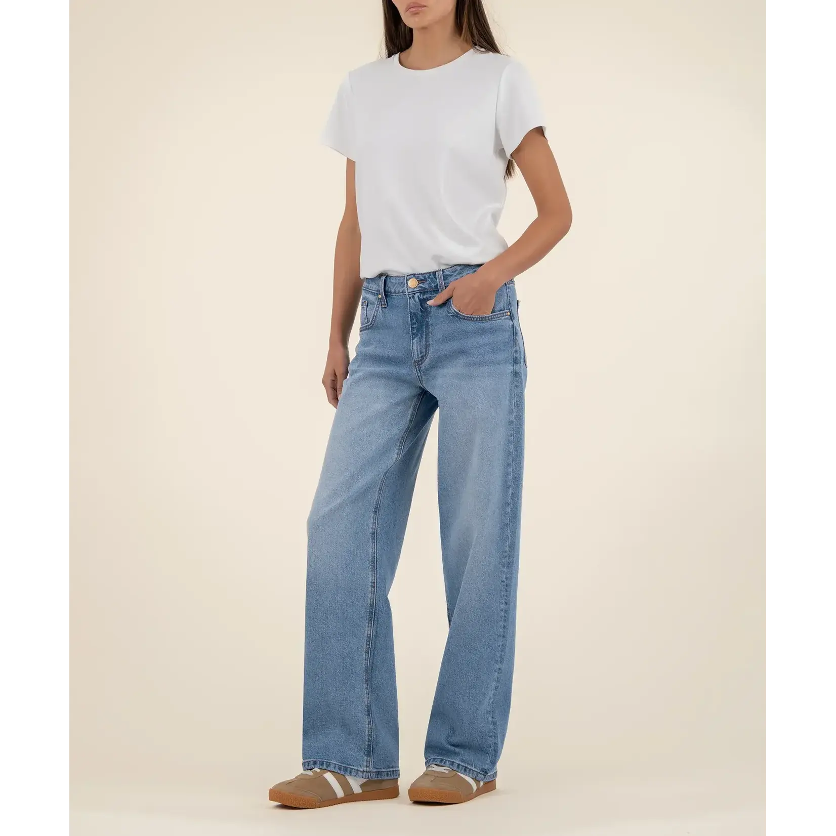 Kut Denim KUT Selena Baggy Low Rise Straight Leg Jean