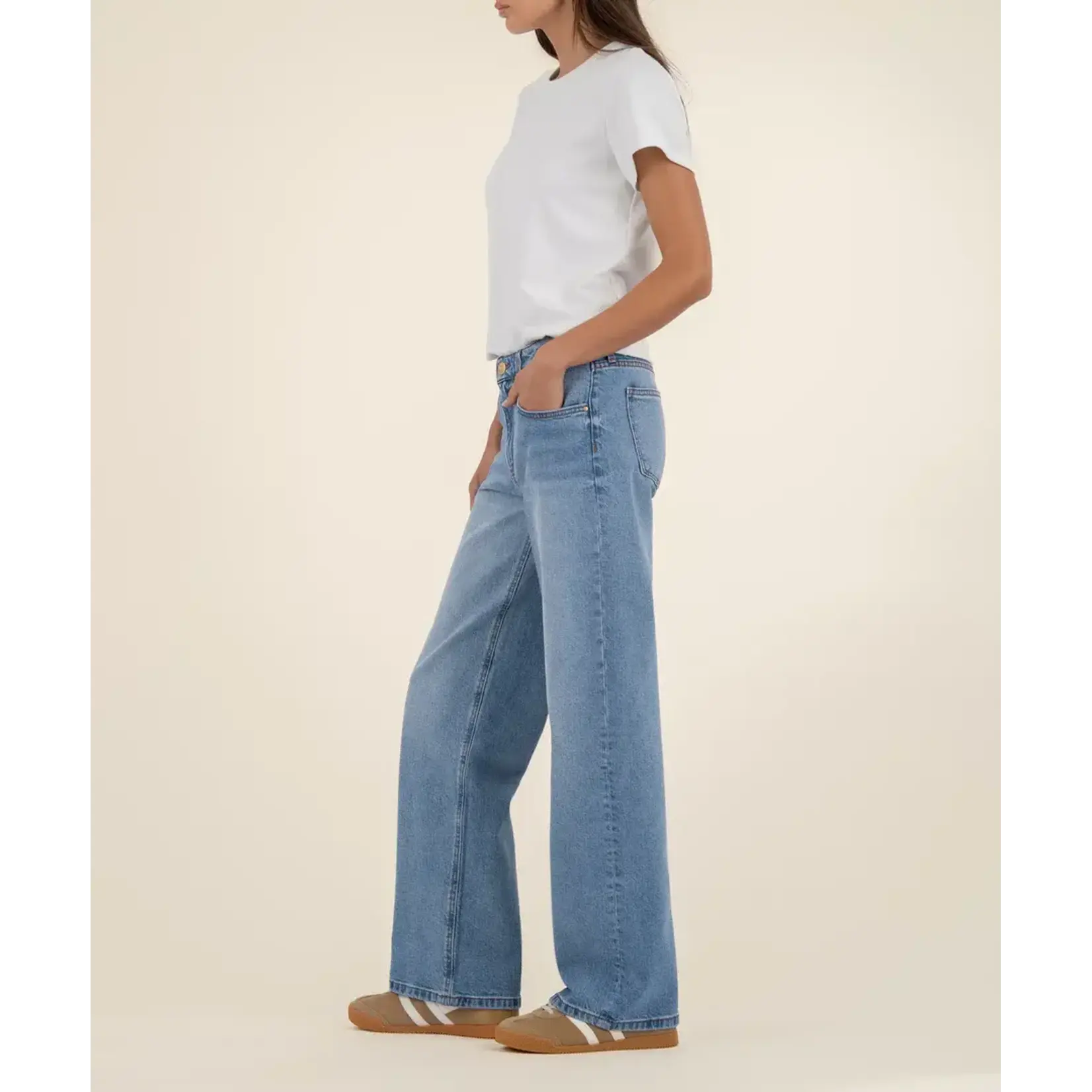 Kut Denim KUT Selena Baggy Low Rise Straight Leg Jean