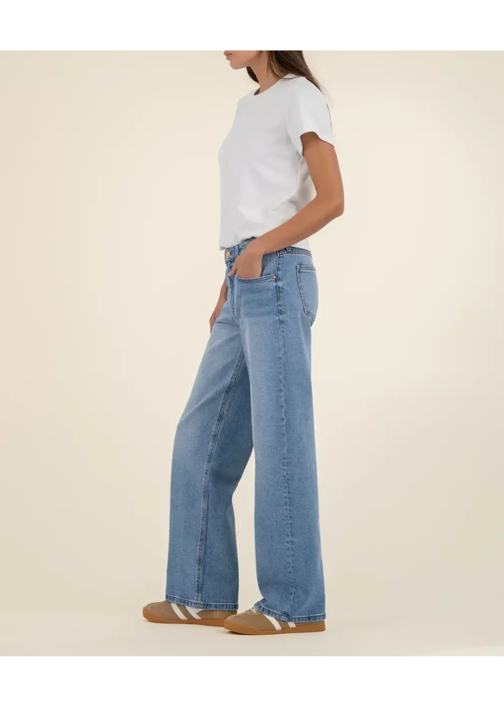 Kut Denim KUT Selena Baggy Low Rise Straight Leg Jean