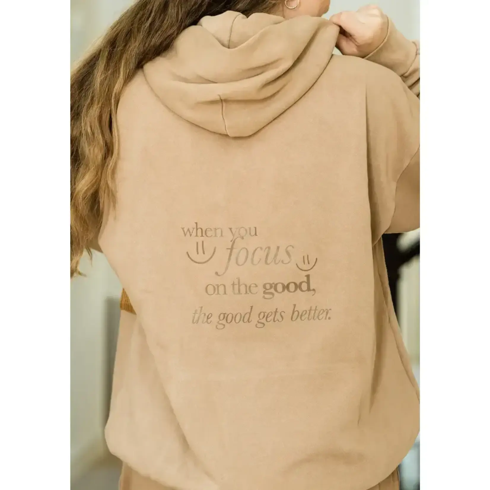 Rad Vibes Only RV Focus on the Good Hoodie