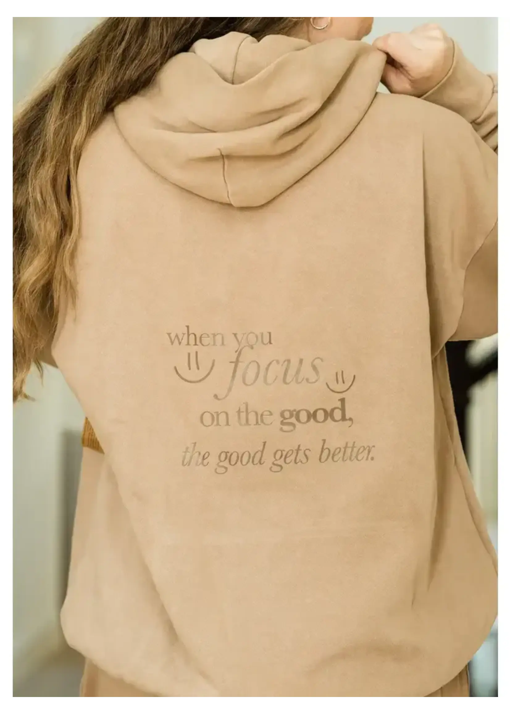 Rad Vibes Only RV Focus on the Good Hoodie