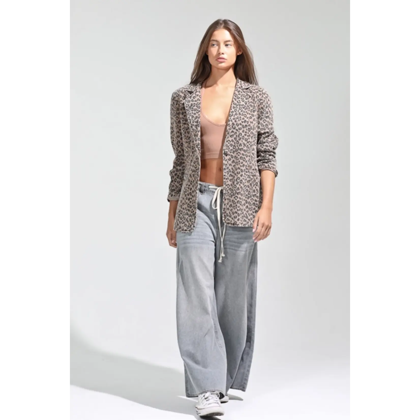 NoaBoa NoaBoa Leopard Print Blazer