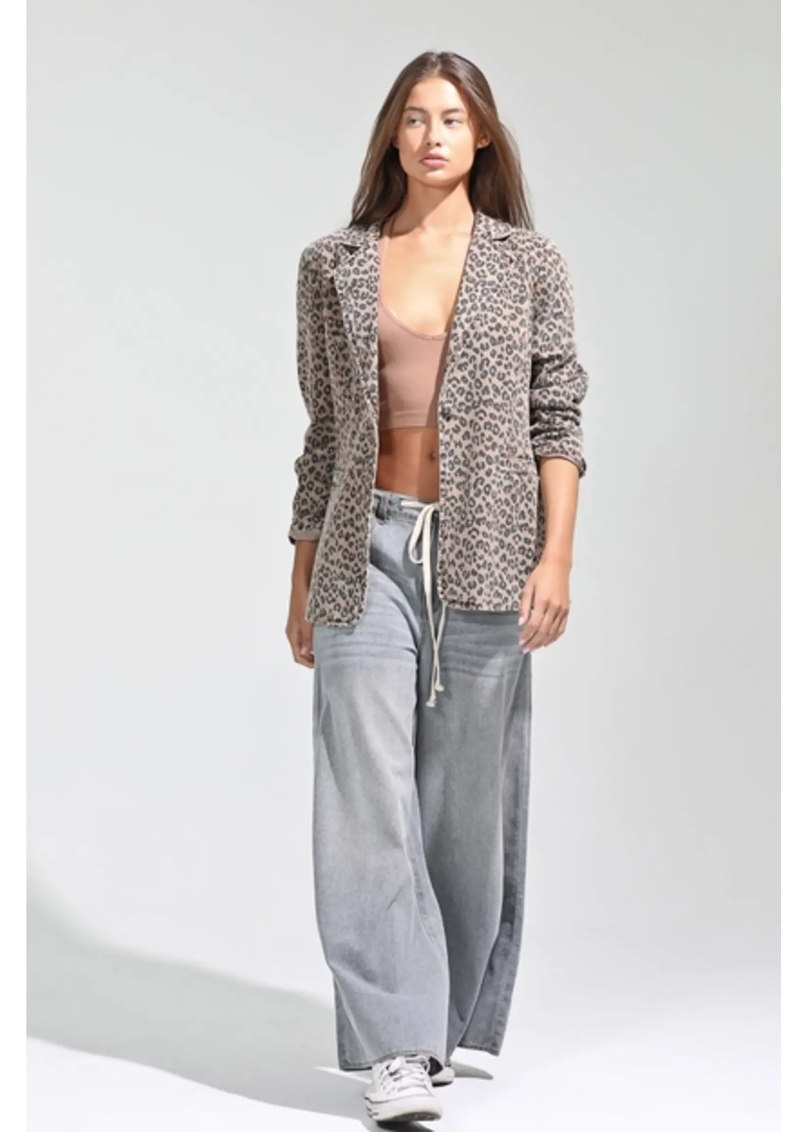 NoaBoa NoaBoa Leopard Print Blazer