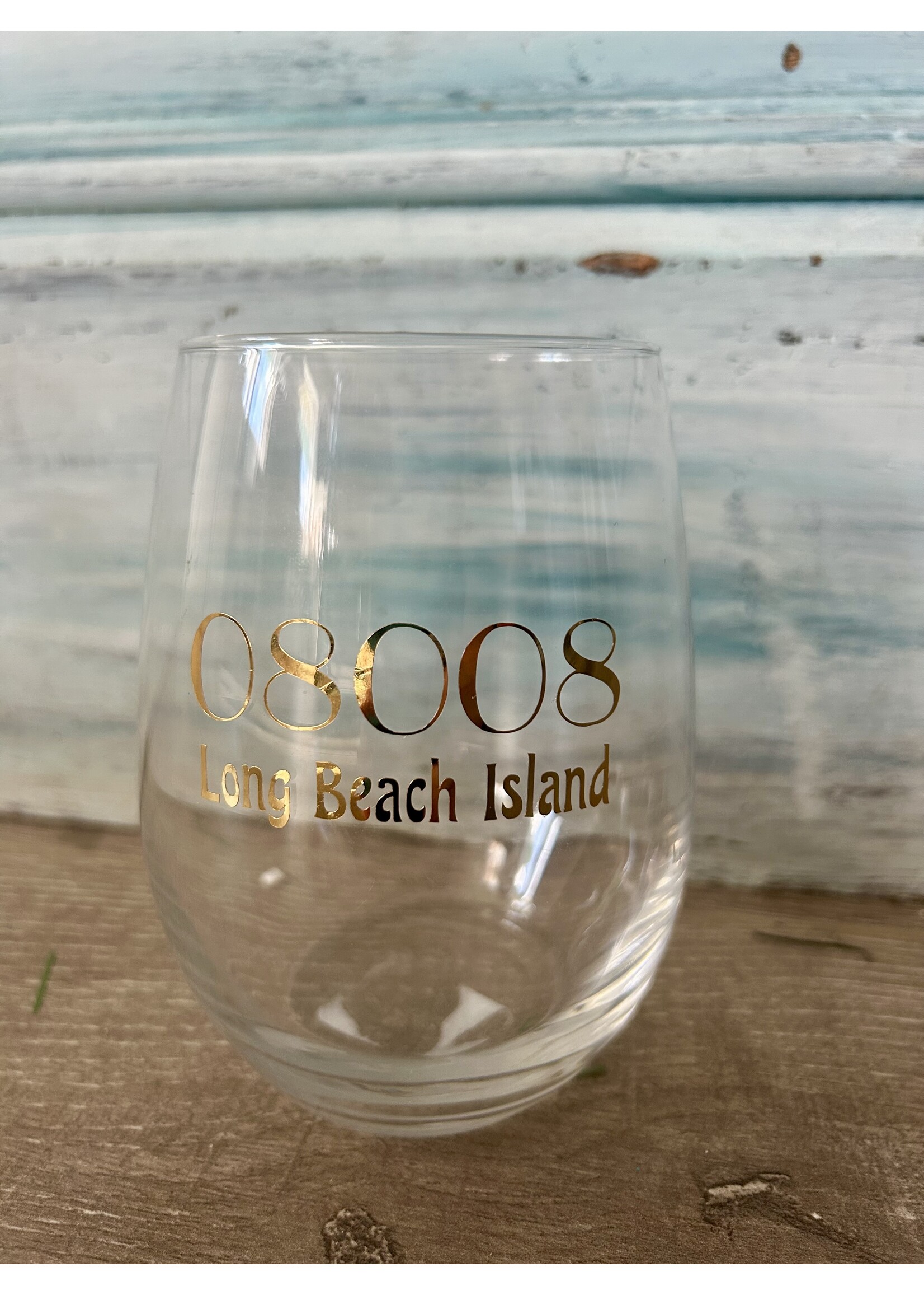 Lindsay Zip Code Wine Glass