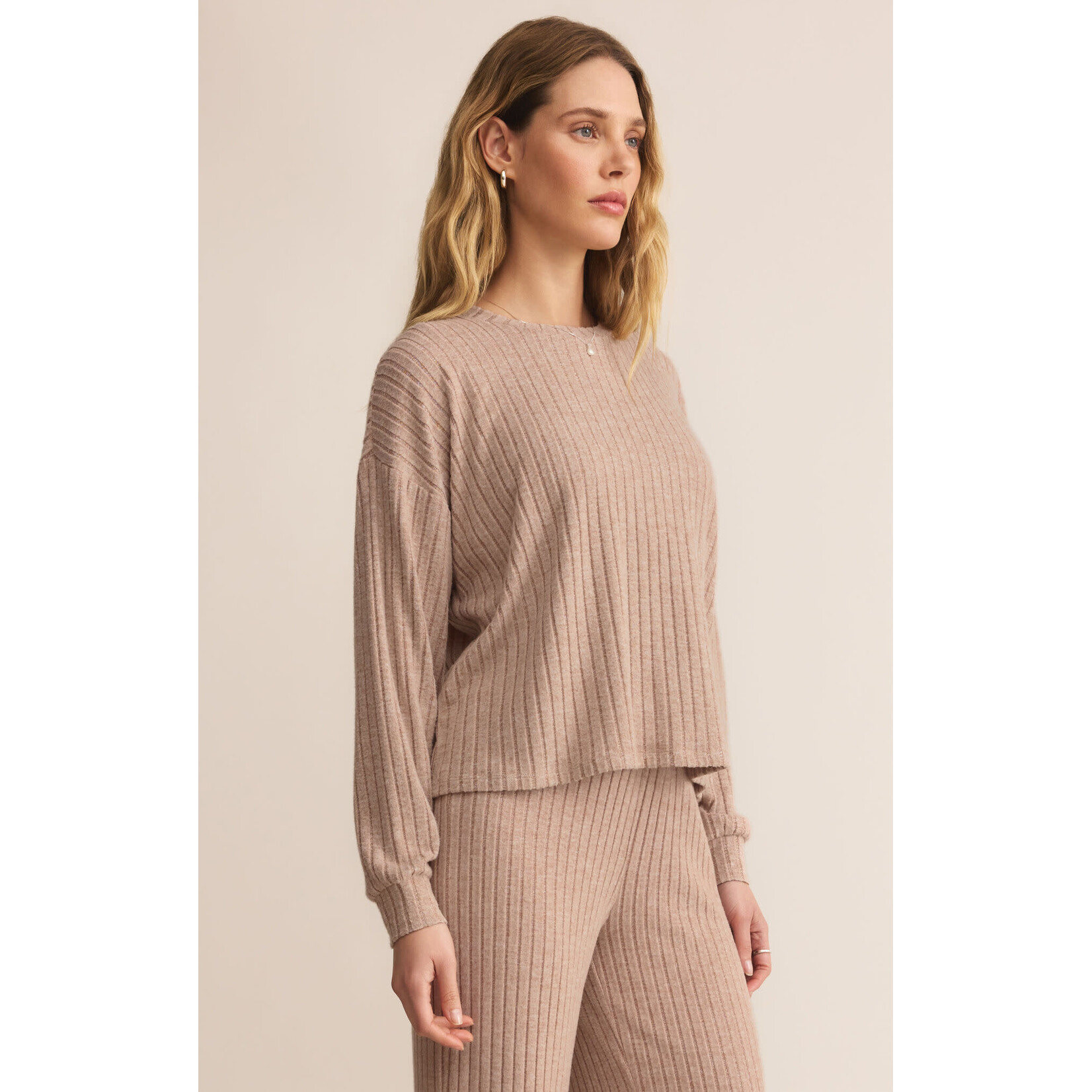 Z Supply ZS Daydream Rib L/S Top