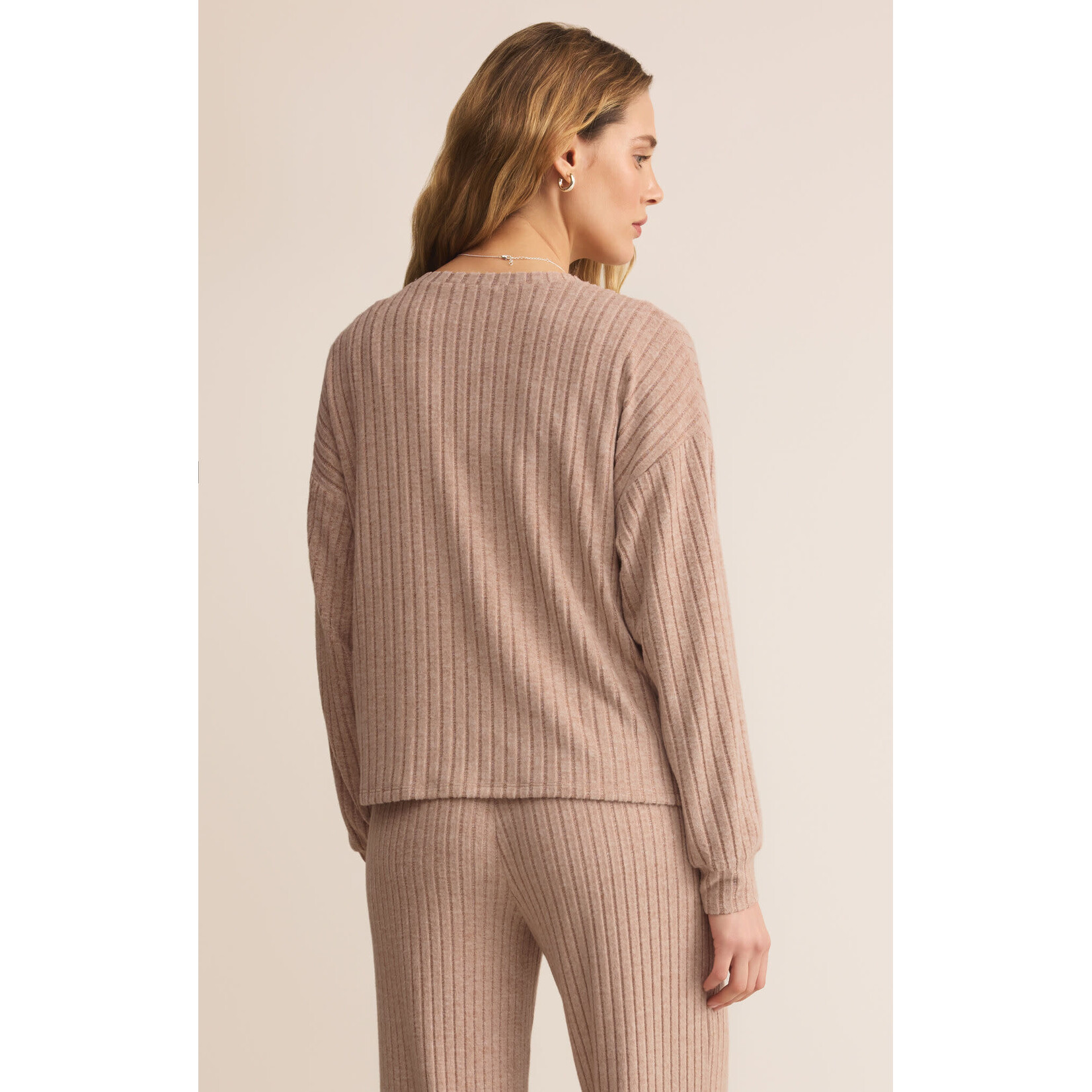 Z Supply ZS Daydream Rib L/S Top