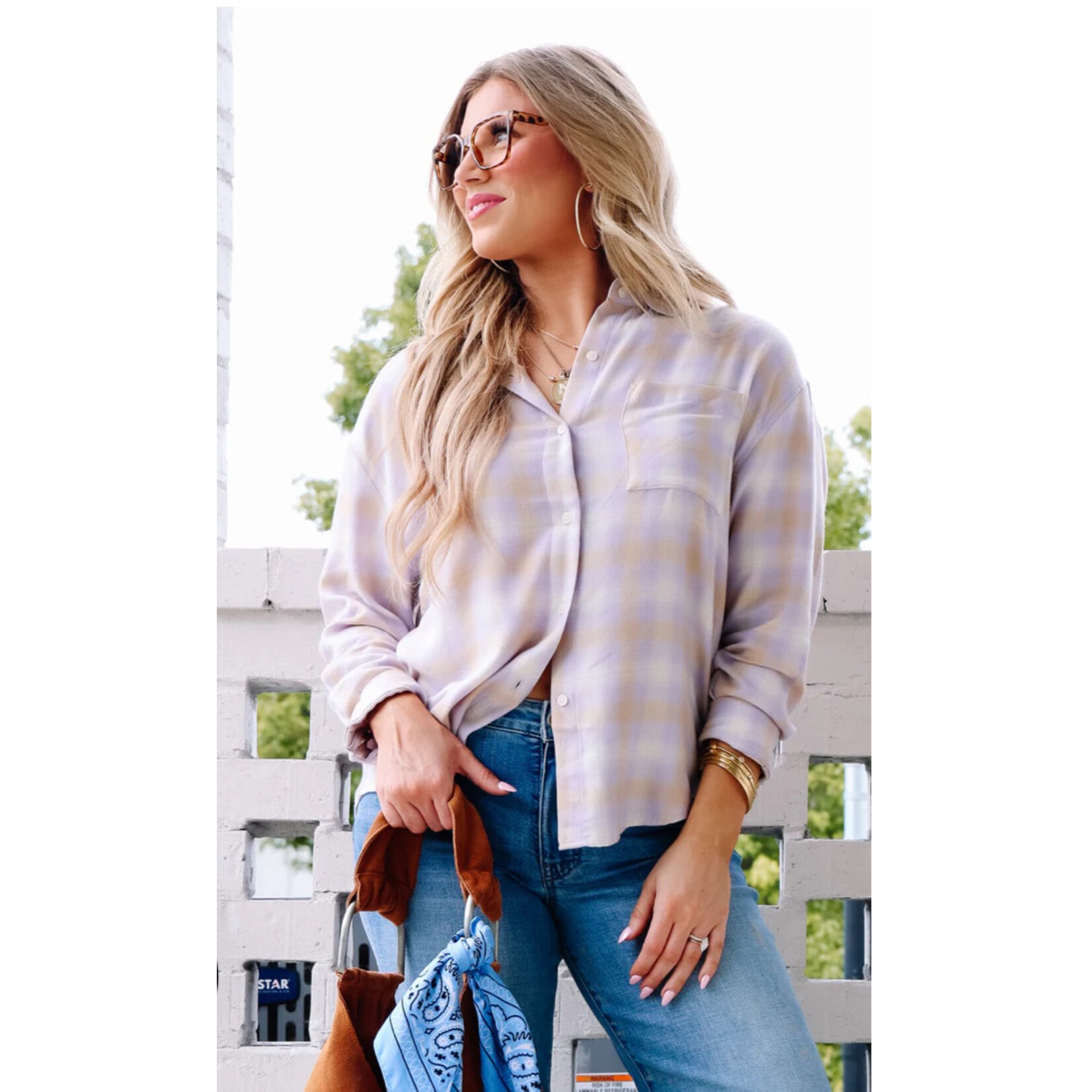 Z Supply ZS River Plaid Button Up