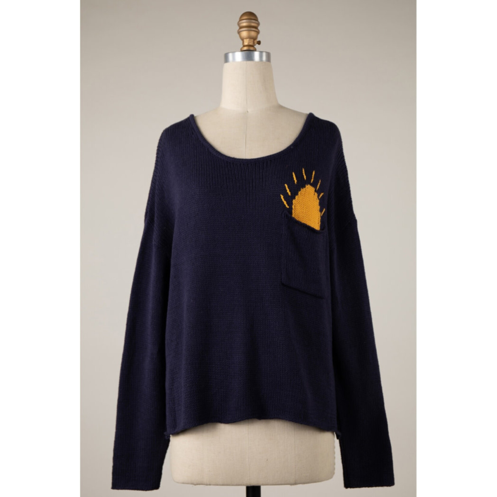Miracle M Sun Pocket Knit Sweater