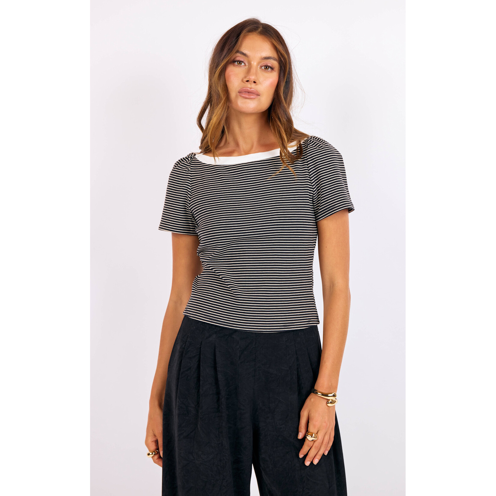 Sage The Label  Xoxo Stripe Tee