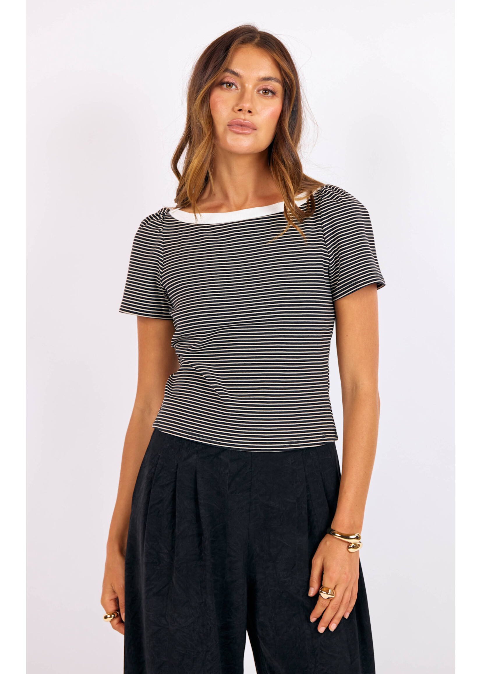 Sage The Label  Xoxo Stripe Tee