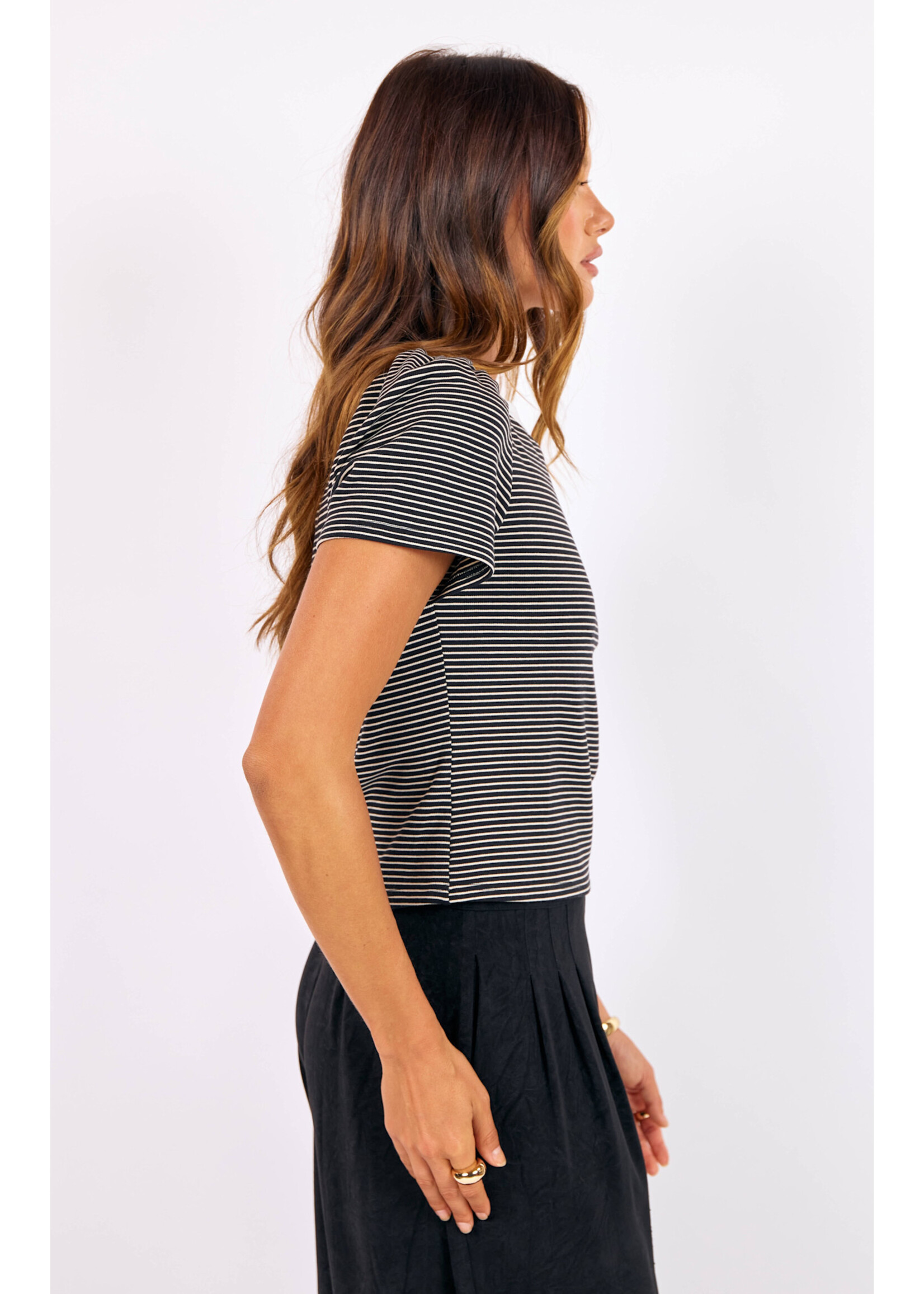 Sage The Label  Xoxo Stripe Tee