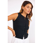 Sage The Label STL Purpose Button Tank