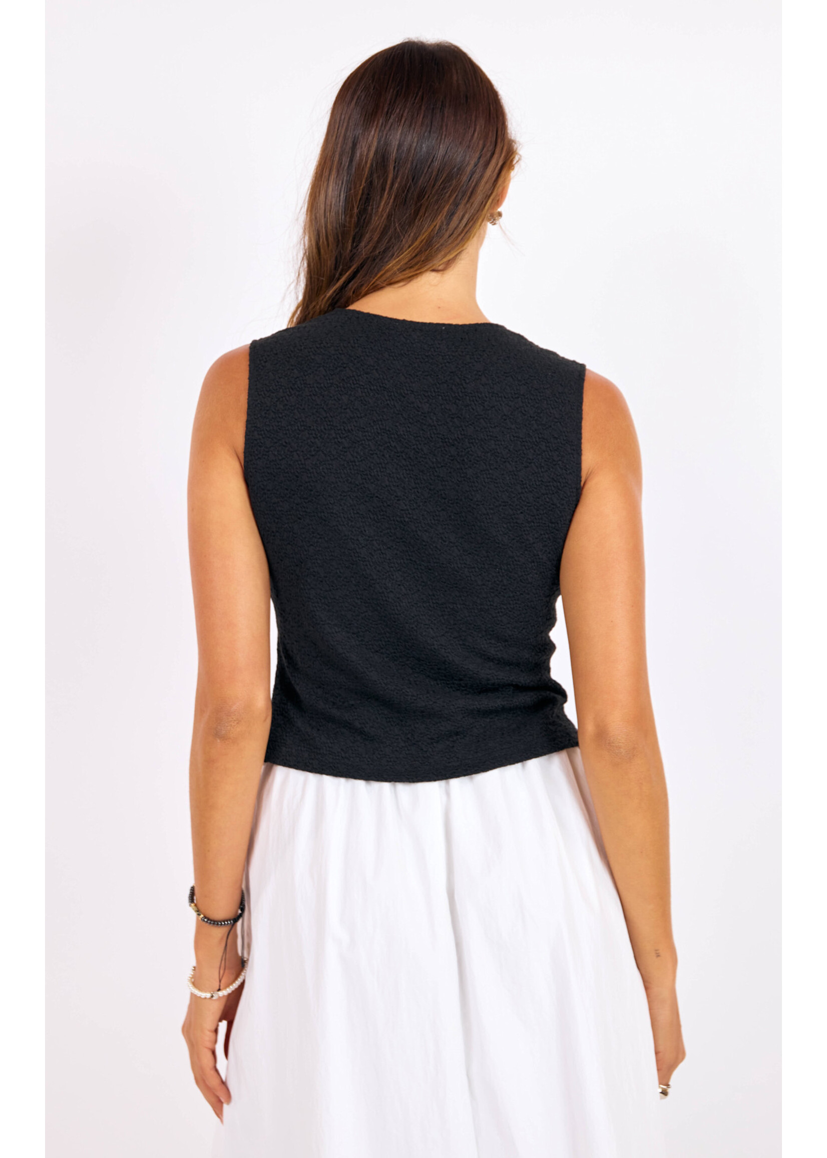 Sage The Label Purpose Button Tank