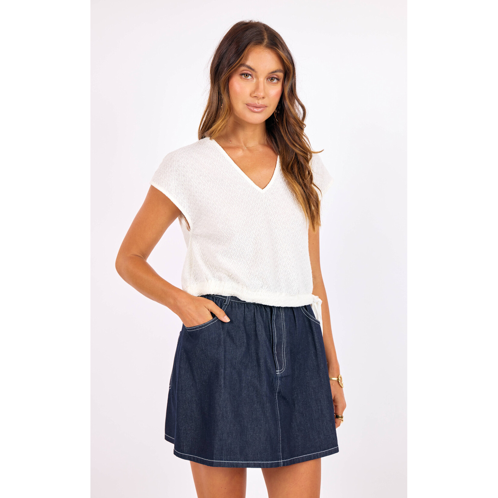 Sage The Label STL Purpose V-neck Top