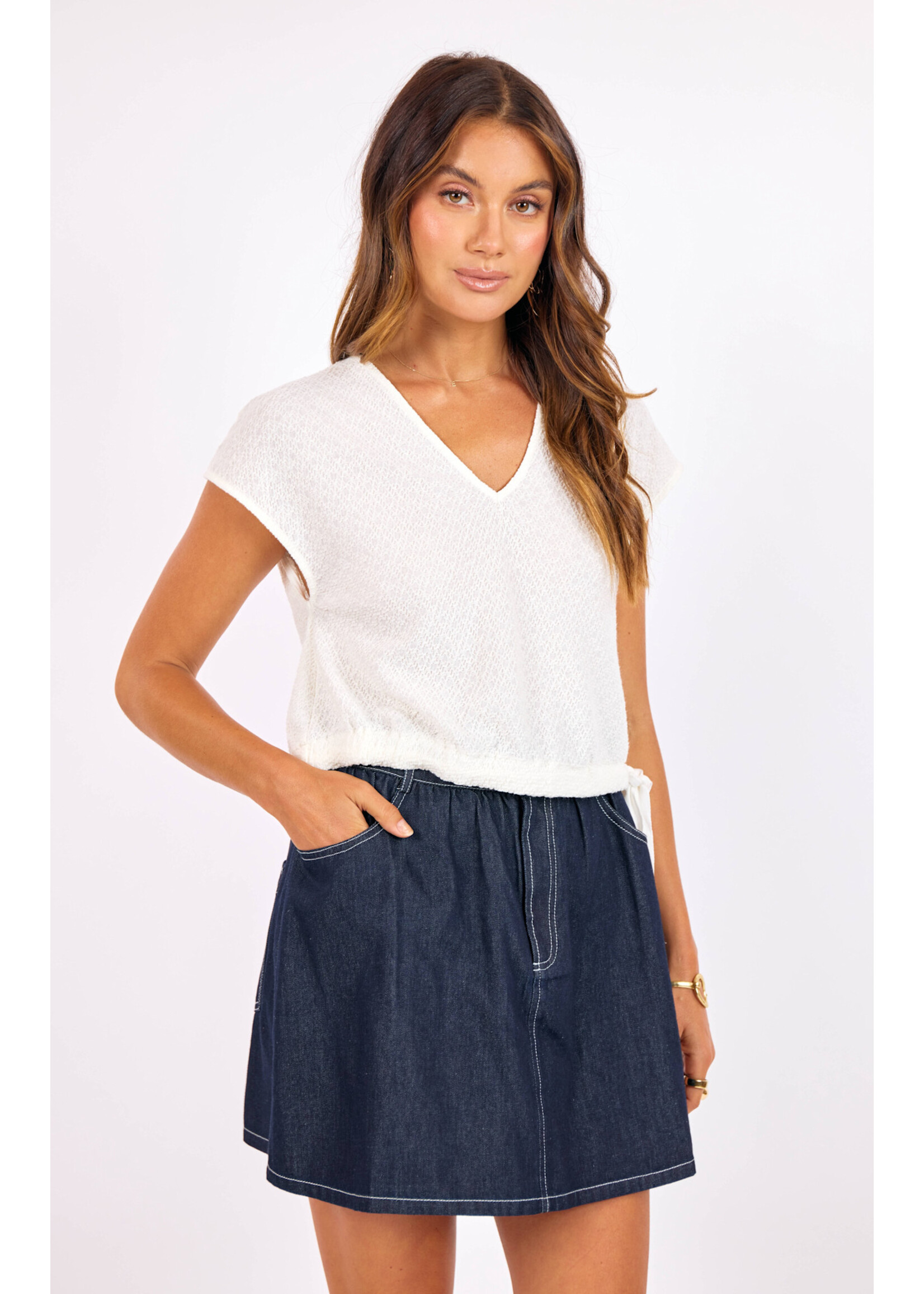 Sage The Label STL Purpose V-neck Top