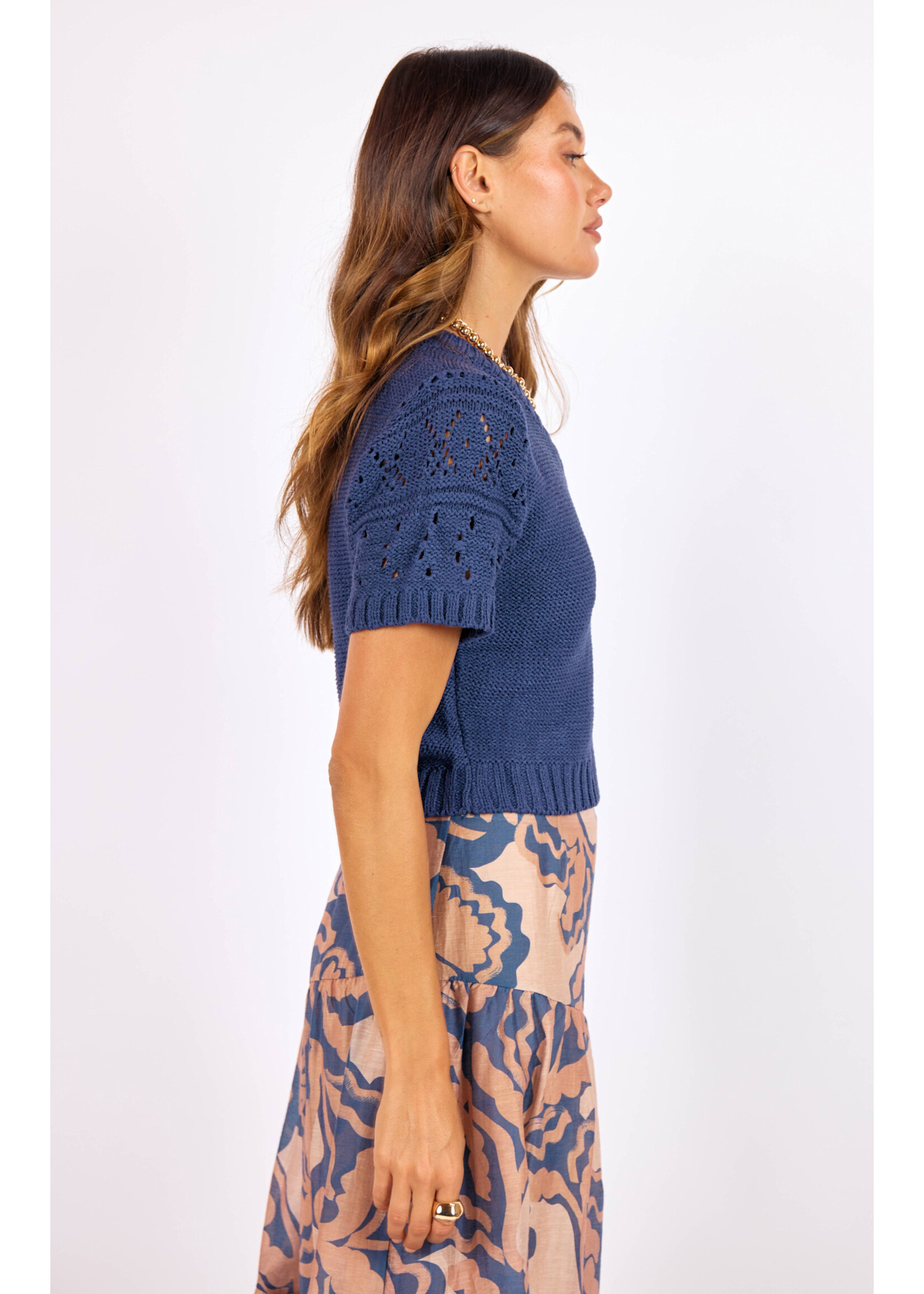 Sage The Label Janice Short Slv Sweater