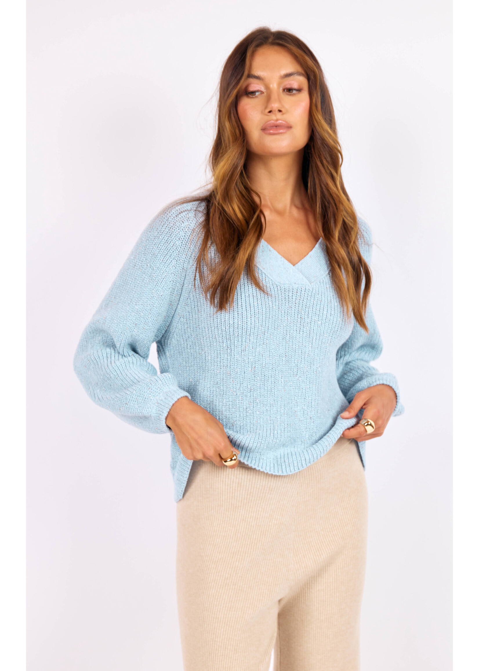 Sage The Label Pheobe Vneck Sweater