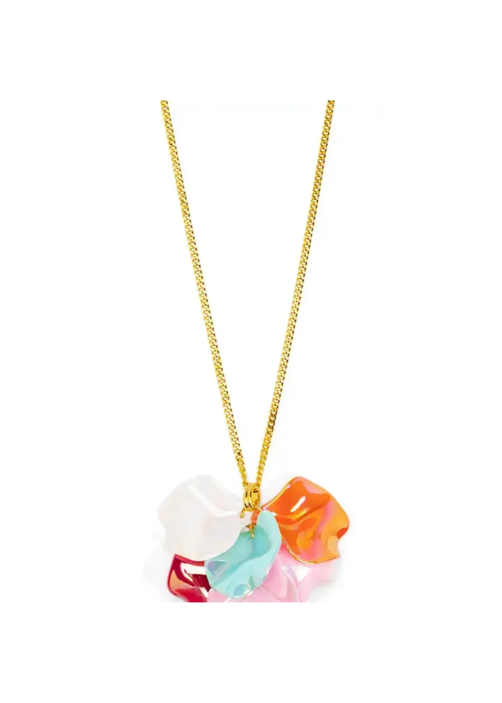 Zenzil Petal Cluster Necklace
